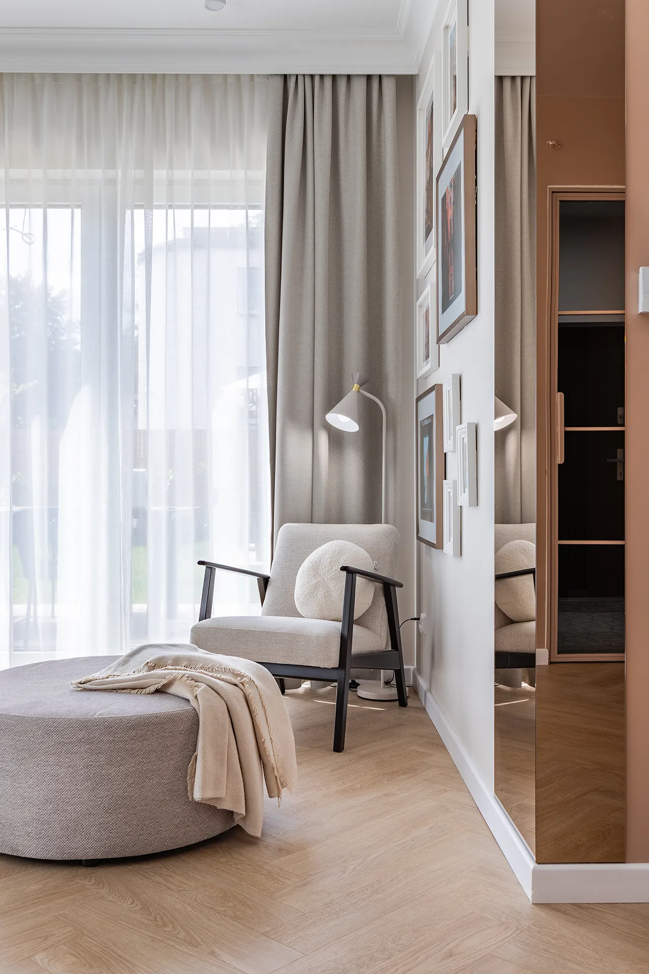 Home staging w fotografii wnętrz - przykład z Łodzi