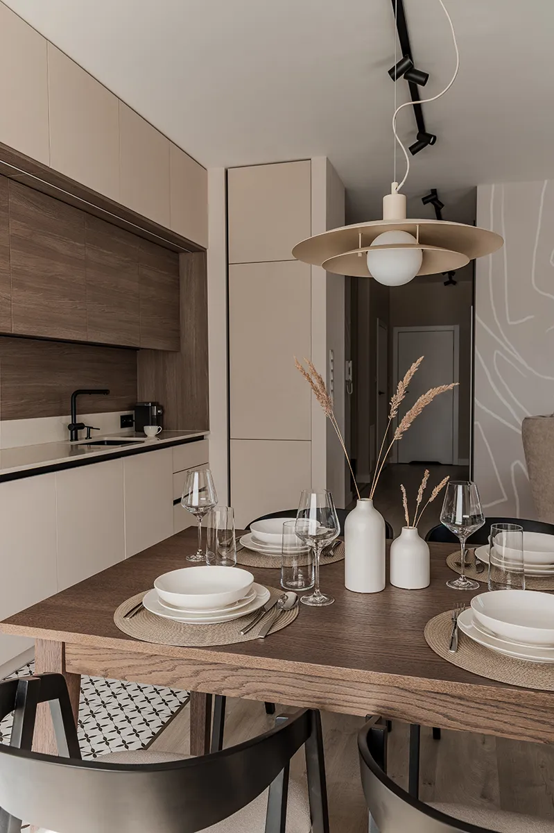 Fotografia kuchnii w stylu minimalistycznym na sprzedaż w Łodzi