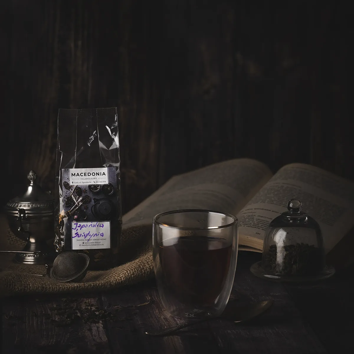 Herbata parzona - szklanka termiczna - zdjęcia produktów gastronomicznych Łódź