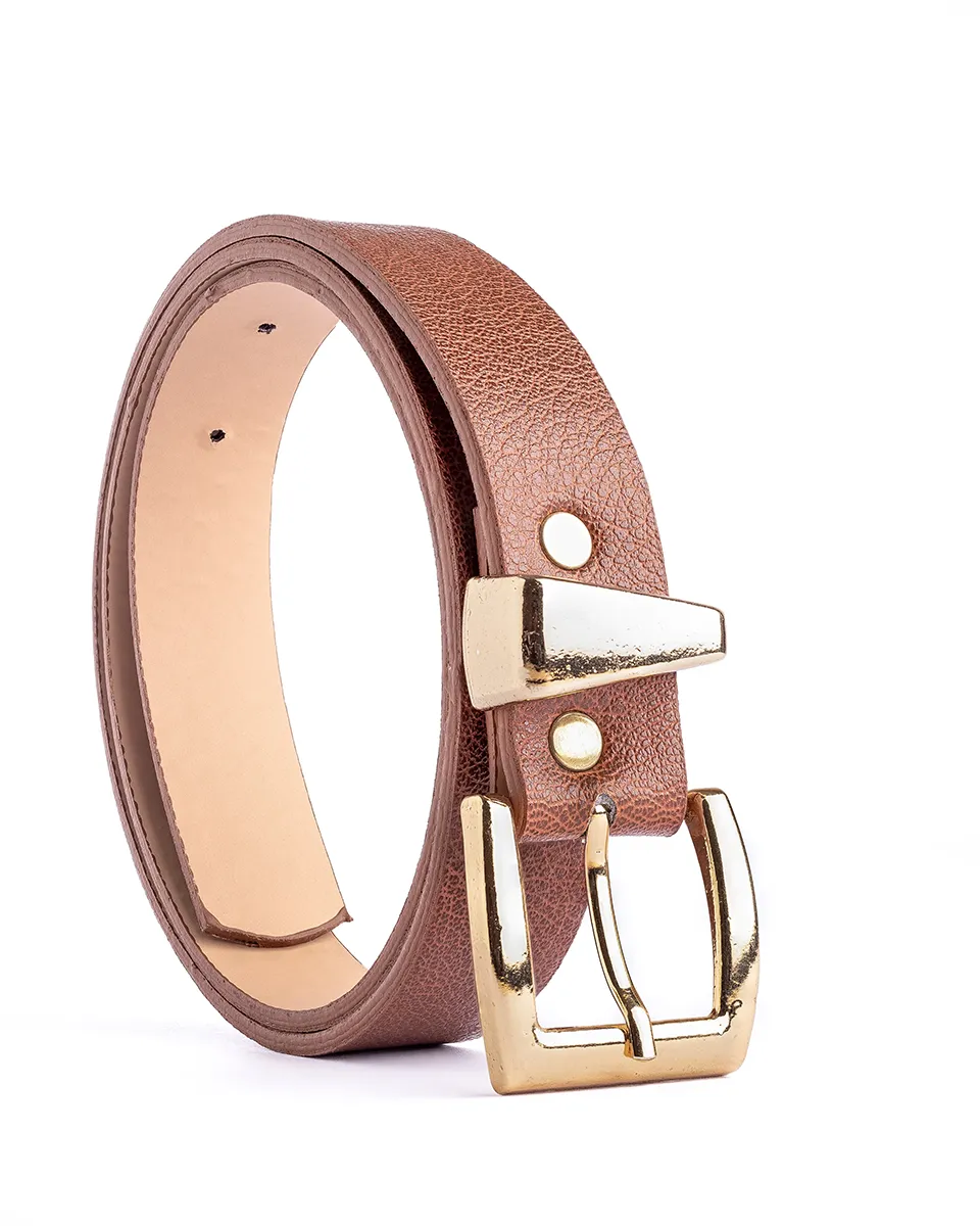 Pasek brązowy damski skórzany - idealne zdjęcia na stronę internetową produktu Łódź