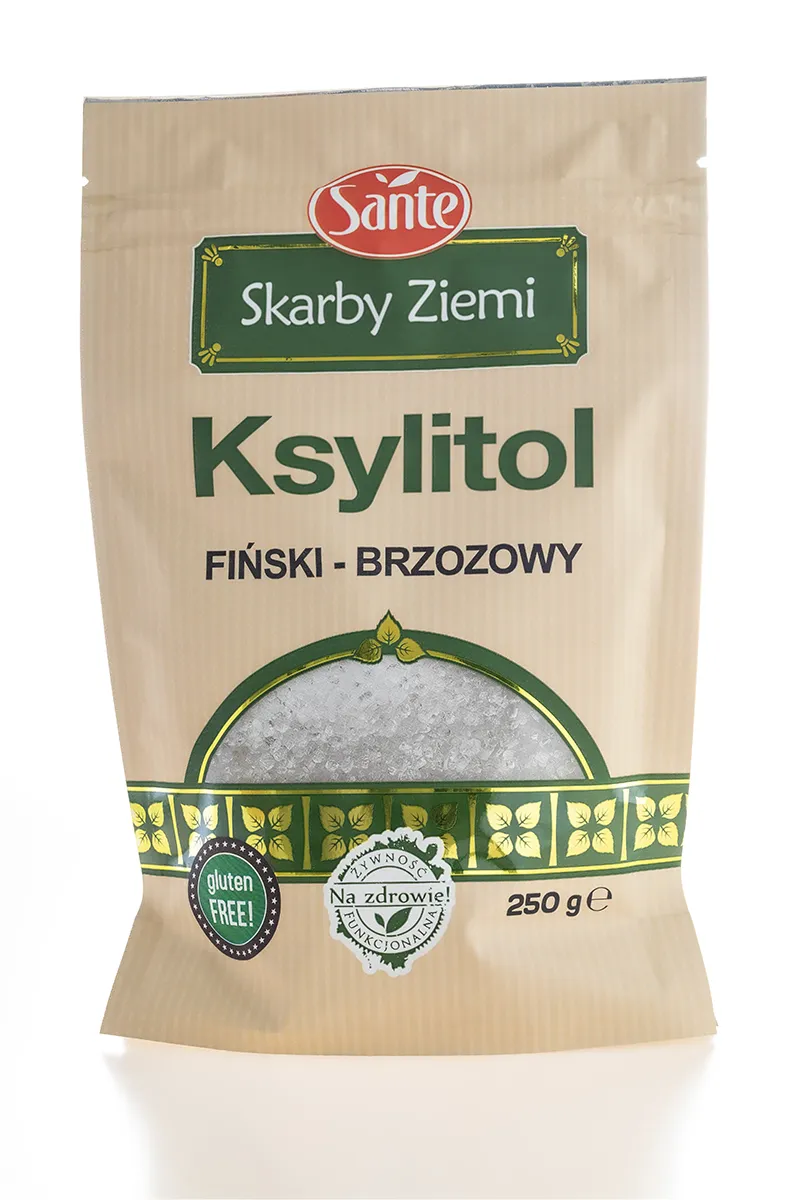 Ksylitol Fiński Brzozowy Sante Skarby Ziemi - packshoty Łódź