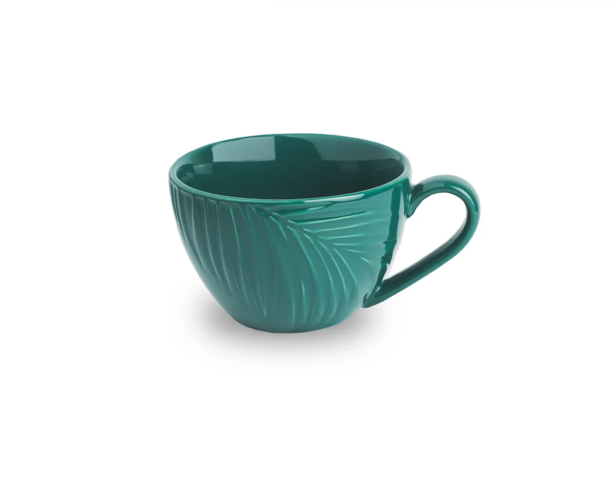 Zielona filiżanka do kawy - fotografia produktowa Łódź allegro