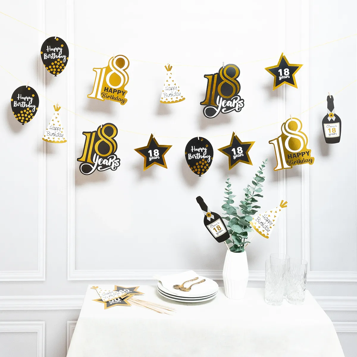 Dekoracje na impreze - osiemnaste urodziny - osiemnastka - Łódź zdjęcia produktowe