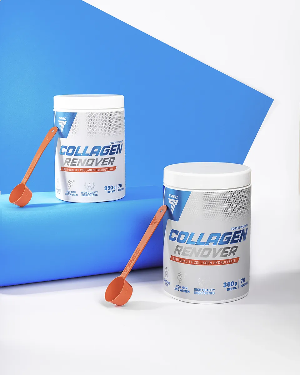 Collagen Trec - stylizowana fotografia na amazon z ciekawym pomysłem ŁÓDŹ Polska